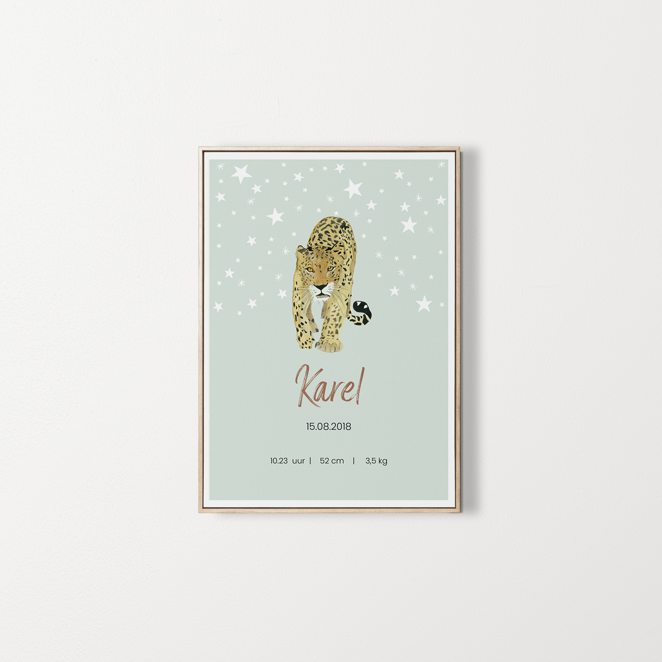 Personalized poster Baby first name