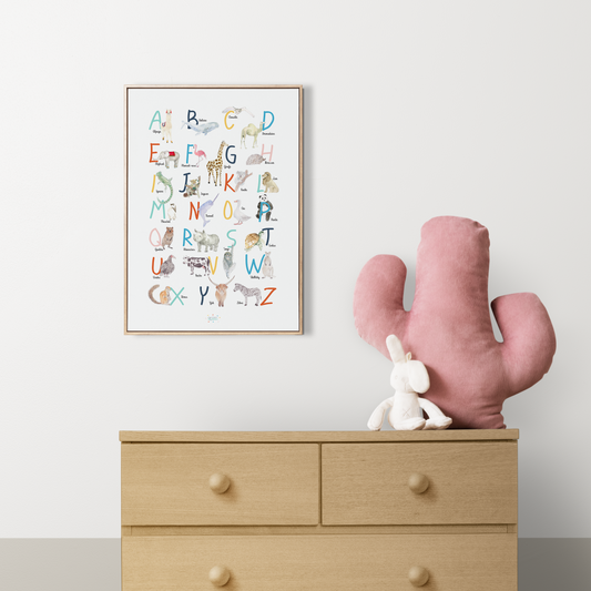 Poster Alfabeto - My Mini Buddies stanza del bambino