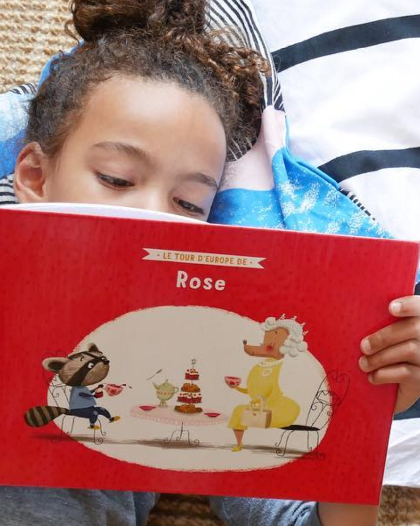 Photo accompagnant le témoignage client de Maxime sur les livres personnalisés Zebrabook
