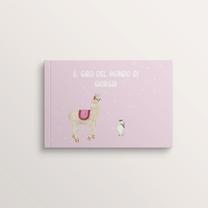 The world of the world is a book for personalized babies