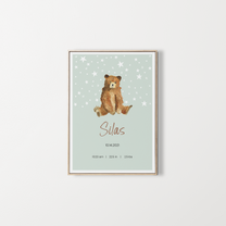 Personalized baby name poster - My Mini Buddies