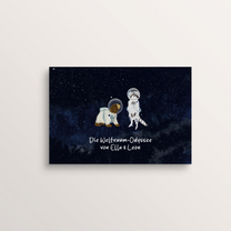 Illustration of the German edition of the personalized book “A Space Odyssey” – Zebrabook