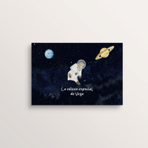 Illustration of the Spanish edition of the personalized book “A Space Odyssey” – Zebrabook