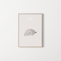 Affiche – Poster de naissance personnalisé – Zebrabook