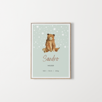 Personalized baby name poster - My Mini Buddies