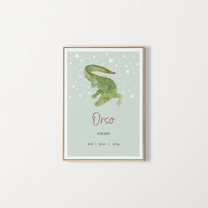 personalized poster of the coccodrillo