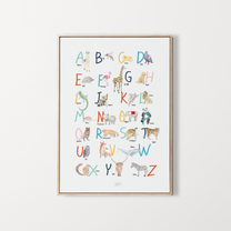 alphabet poster kinderkamer